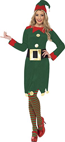 Acheter SMKMI Smiffys Déguisement Femme Lutin, Robe, Chapeau Ceinture chez AMAZON.FR