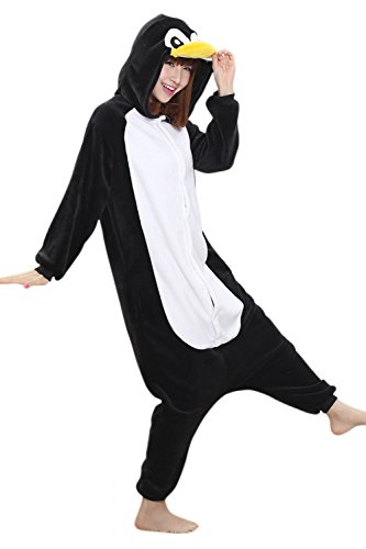 Acheter Babyonlinedress Adulte Unisexe Combinaison Pijama Pyjama Onesie Outfit Nuit Anime Animal Costume Cosplay Soirée de Déguisement Pingouin S chez AMAZON.FR