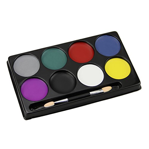 Acheter Peinture à Huile/Palette pour Visage Maquillage Corporel 8 Couleurs Professionnel Halloween Spécial Fêtes Carnaval Déguisement Sans Toxique Ecologique chez AMAZON.FR