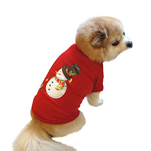 Acheter LOVELYOU Tenue Vêtements d'animal Compagnie Costume Père Noël Sweat-Shirt Halloween Habillement Chat Chiens Taille Petite Manteau pour Chauds Domestique Mignon Hiver Printemps Automne (S, Rouge) chez AMAZON.FR