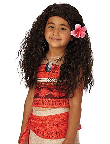 Acheter Perruque Vaiana Disney - Deguisement Carnaval Enfant Fille - 994 chez AMAZON.FR