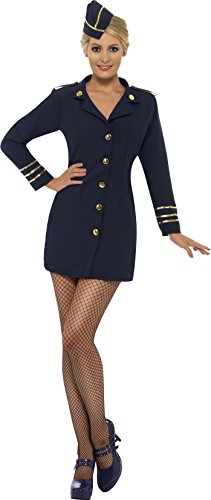 Acheter Smiffys - 28879 - Déguisement Femme pilote  sexy  - Taille S (36-38 EU) chez AMAZON.FR