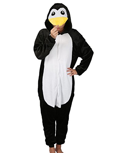 Acheter Très Chic Mailanda Unisexe Pikachu Kigurumi Cosplay Combinaison Pyjama ou Déguisement (Pikachu) (M, Pingouin) chez AMAZON.FR