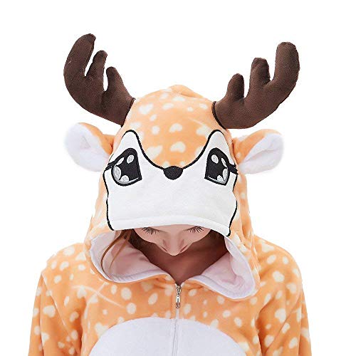 Acheter ABYED Adulte Unisexe Anime Animal Costume Cosplay Combinaison Pyjama Outfit Nuit Vetements Onesie Fleece Halloween Costume Soiree de Deguisements chez AMAZON.FR