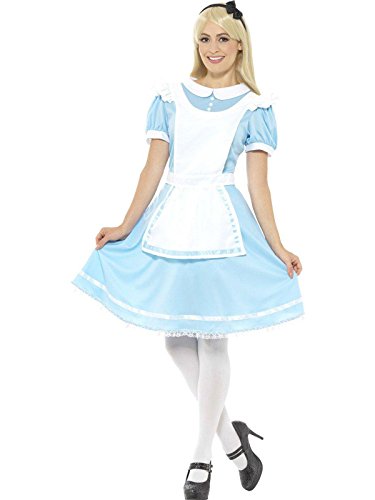 Acheter Smiffys 41012M Déguisement Femme, Costume Princesse Du Pays Des Merveilles M Blue chez AMAZON.FR