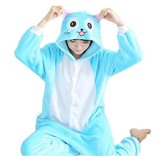 Acheter Pyjamas Habib Heureux Chat Garçon Adulte Unisexe Anime Kigurumi Onesies Deguisement Animaux Siamois Romper Pajamas Vêtements chez AMAZON.FR