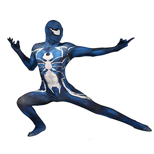 Acheter KYOKIM Venom Spiderman Cosplay Costume Halloween Impression numérique 3D Déguisement Party Accessoires Combinaison Adulte Enfant, Child, Taille L chez AMAZON.FR