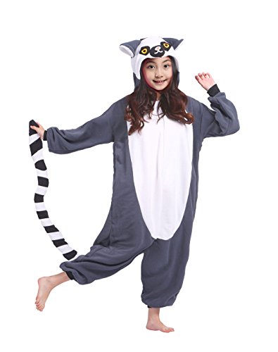 Acheter Wamvp Pyjamas Combinaison Enfant Kigurumi Animaux Cosplay Combinaison Costume Deguisement Carnaval 130 chez AMAZON.FR