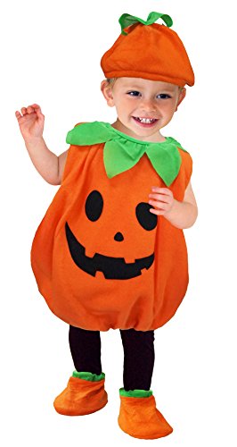 Acheter Cloudkids Déguisement Petite Citrouille Bébé Enfant Costume Halloween Cosplay pour Fille Garçon Carnaval Fête Spectacle (Large) chez AMAZON.FR