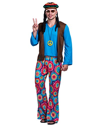 Acheter EraSpooky Hippie Déguisement Homme Multicolore chez AMAZON.FR