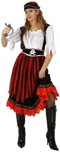 Acheter Atosa - 95549 - Costume - Déguisement De Pirate Rayures Femme Adulte - Taille 2 chez AMAZON.FR