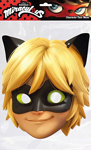 Acheter Masque Carton Chat Noir Miraculous - Carnaval Anniversaire Enfant 133 chez AMAZON.FR