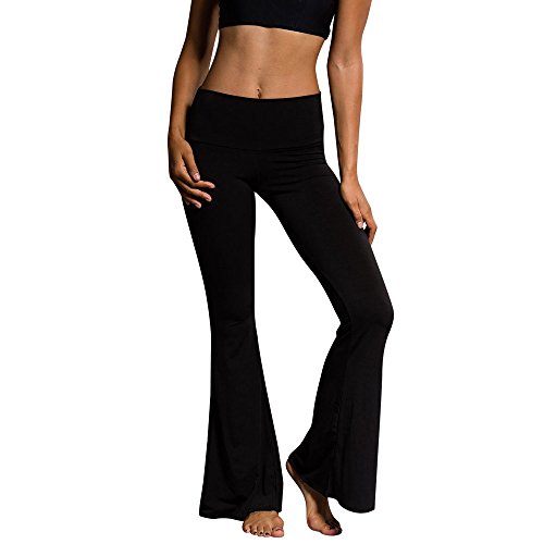 Acheter MORCHAN ❤ Femmes Haute Taille élastique eph Pantalons Skinny Yoga Pantalon de Danse Flare chez AMAZON.FR