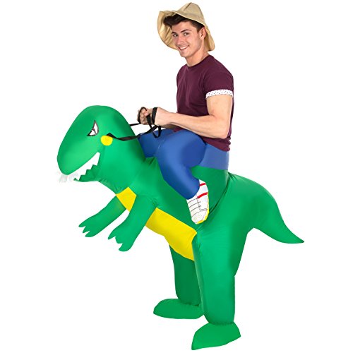 Acheter Morph Gonflable Costume, Homme, MCROITR, T-Rex Porte Moi Adultes, Taille Unique chez AMAZON.FR